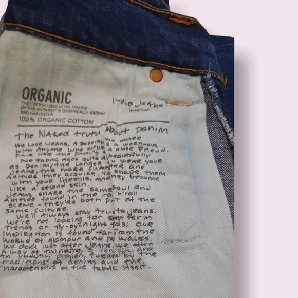 Nudie Jeans made in Italy,Size 28, Color Blue - Picture 6 of 12